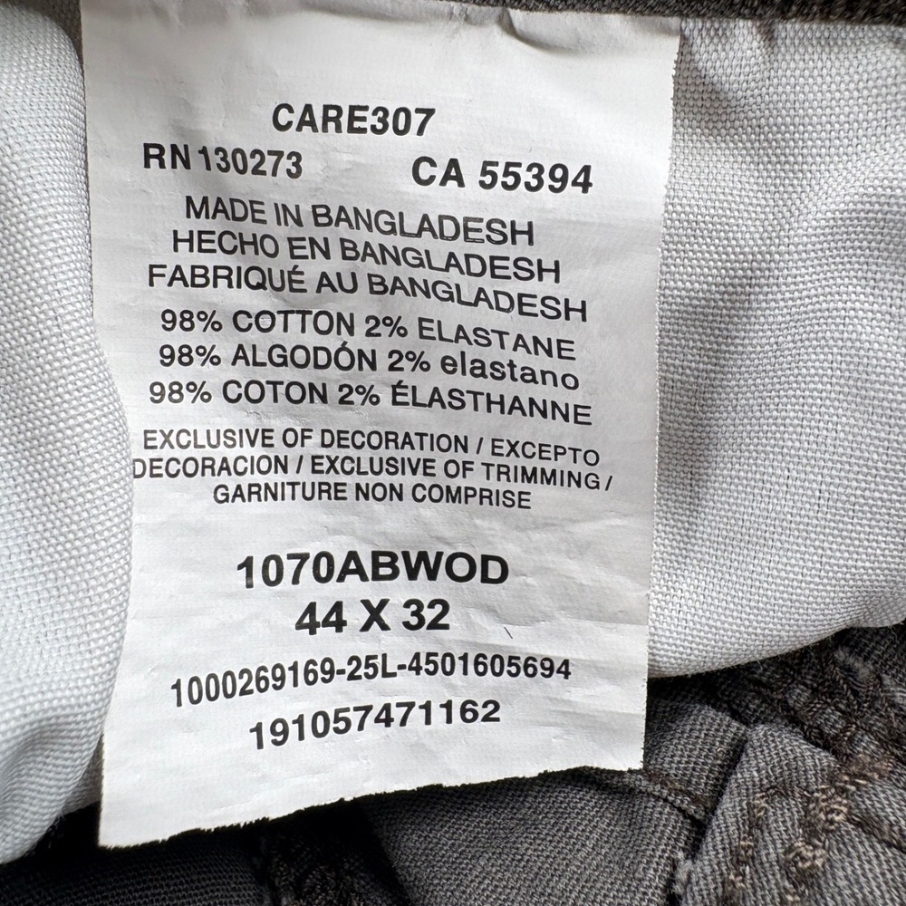 Wrangler Cargo Pants Mens‎ 44x32 Gray Relaxed Fit Utility Gorpcore Workwear - Picture 3 of 11